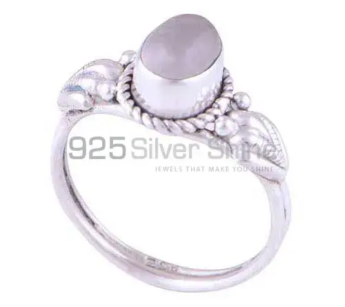 925 Sterling Silver Rings In Rose Quartz Gemstone Jewelry 925SR2768_0