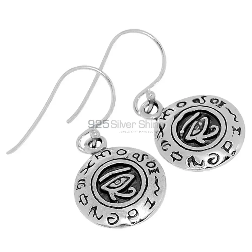 Oxidized 925 Sterling Silver earring 925SE2864_3