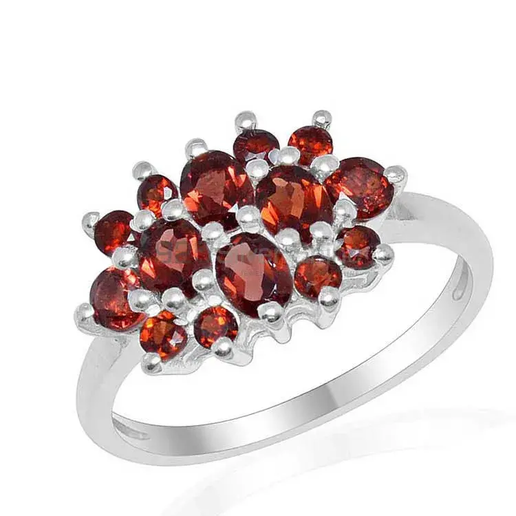 925 Sterling Silver Handmade Rings In Garnet Gemstone Jewelry 925SR1671_1