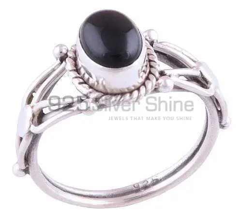 925 Sterling Silver Handmade Rings In Black Onyx Gemstone Jewelry 925SR2759_1