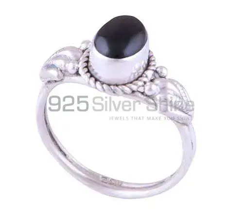 925 Sterling Silver Handmade Rings In Black Onyx Gemstone Jewelry 925SR2769_1