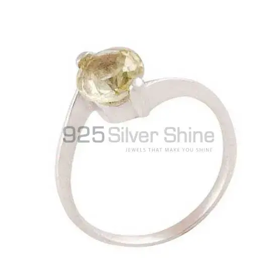 Sterling Silver Citrine Gemstone Rings 925SR3416_2