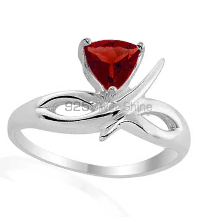 Sterling Silver Garnet January Birthstone Rings 925SR1970_1