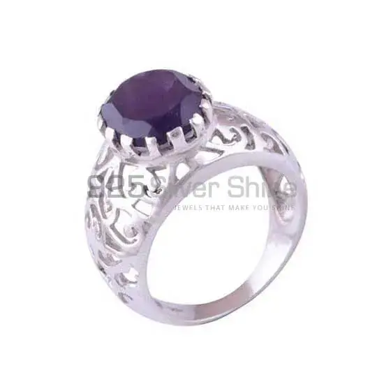 Sterling Silver Amethyst Cut Stone Rings 925SR3480_1