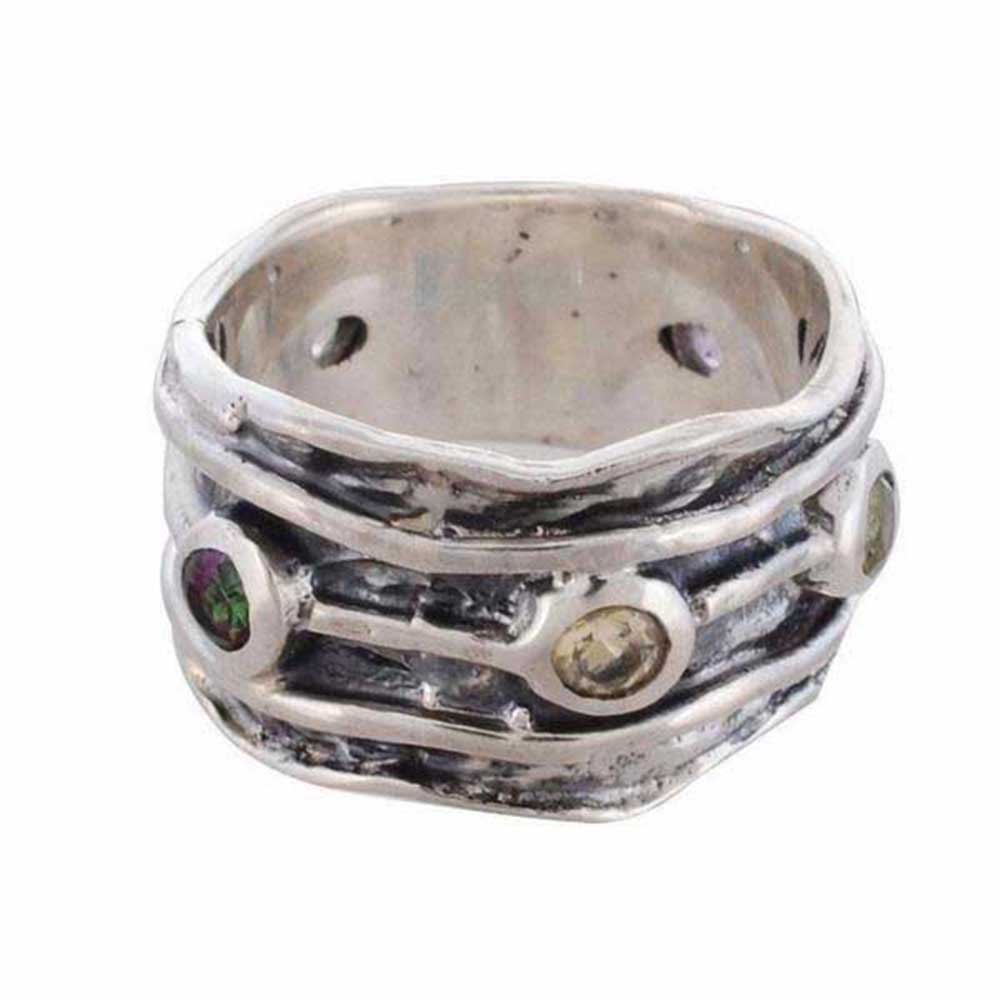 925 Sterling Silver Rings In Citrine Gemstone Jewelry 925SR968_0