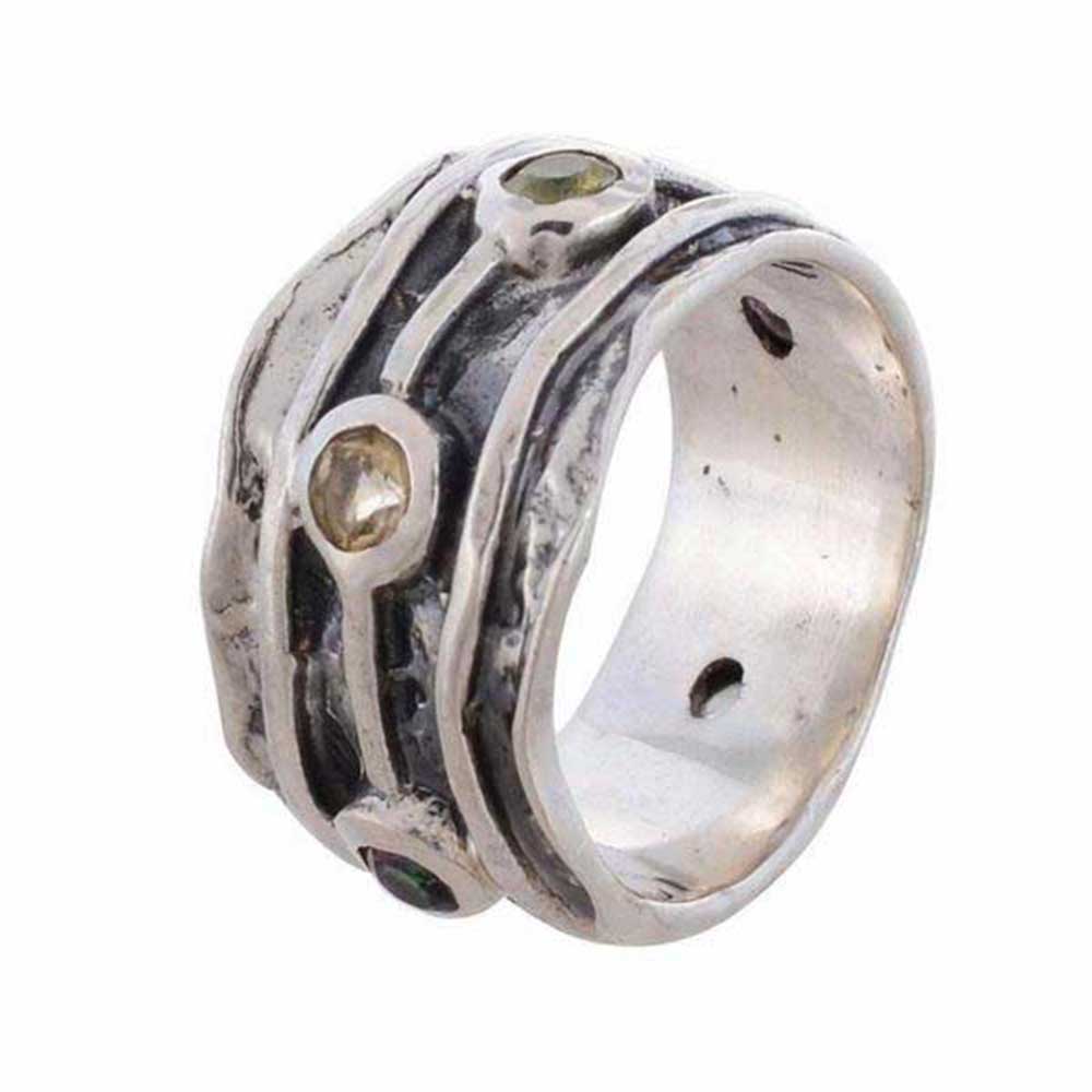 925 Sterling Silver Rings In Citrine Gemstone Jewelry 925SR968_1