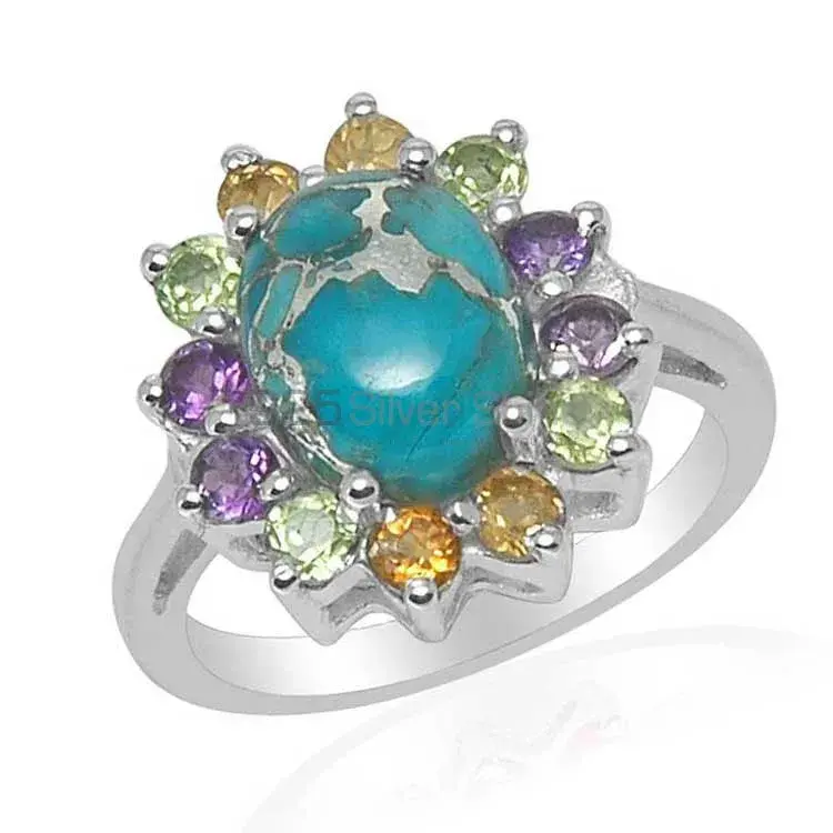 925 Sterling Silver Rings In Multi Gemstone Jewelry 925SR1493_1