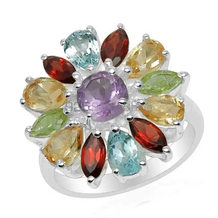 925 Sterling Silver Rings In Multi Gemstone Jewelry 925SR1572_1