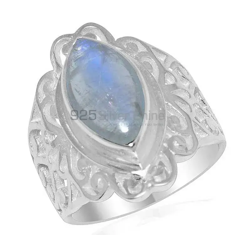 925 Sterling Silver Rings In Rainbow Moonstone Jewelry 925SR1651_1