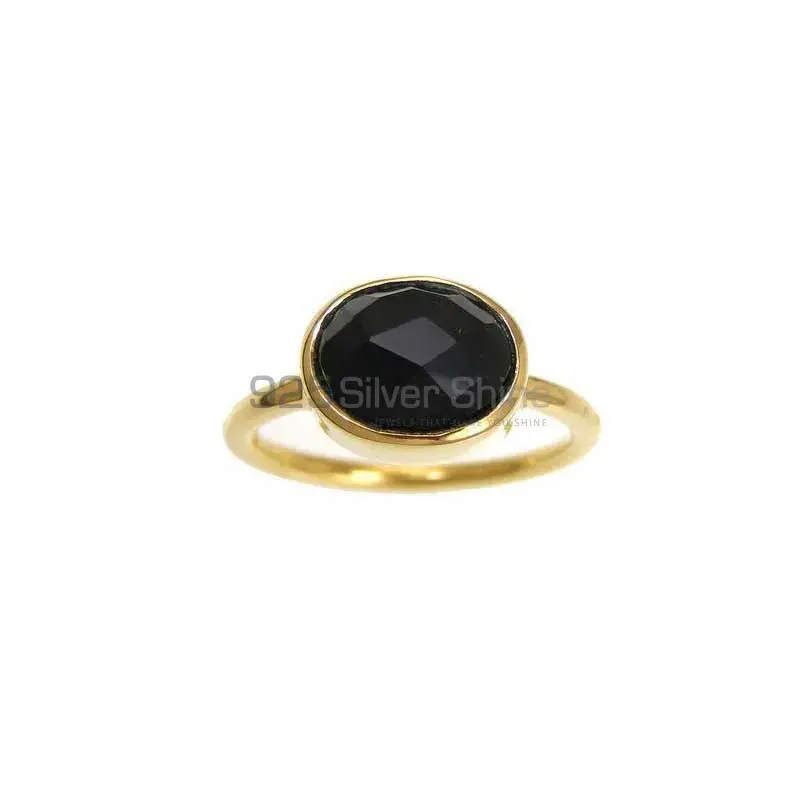 925 Sterling Silver Rings In Black Onyx Gemstone Jewelry 925SR3805_1