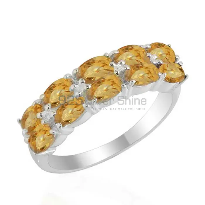 925 Sterling Silver Rings In Citrine Gemstone Jewelry 925SR2123_0