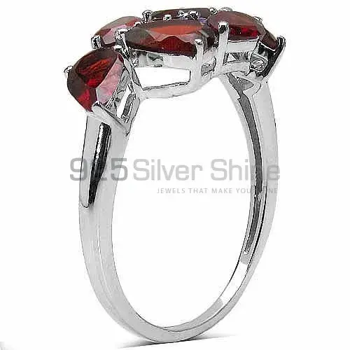925 Sterling Silver Rings In Garnet Gemstone Jewelry 925SR3332_1
