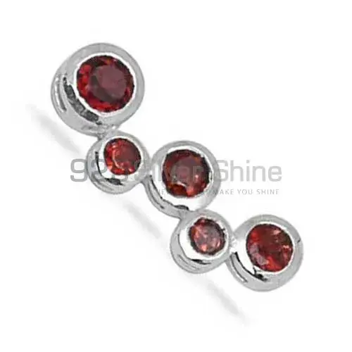 925 Fine Silver Pendants In Garnet Gemstone Jewelry 925SP1390