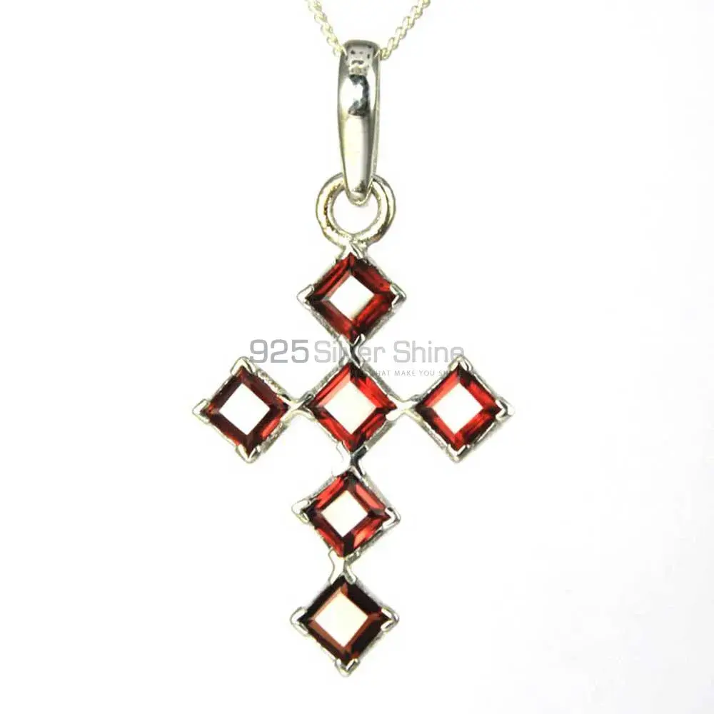 Citrine Gemstone Pendants In 925 Fine Silver Jewelry 925SP228-4_0