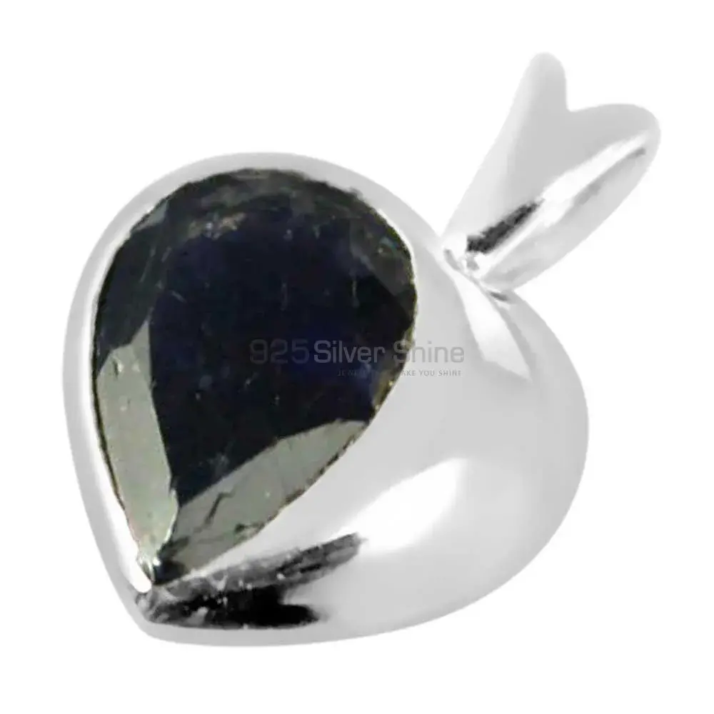 Iolite Gemstone Pendants In 925 Fine Silver Jewelry 925SP260-6_1