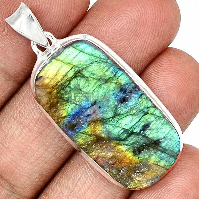 Labradorite Gemstone Handmade Pendants In Solid Sterling Silver Jewelry 925SP125_10