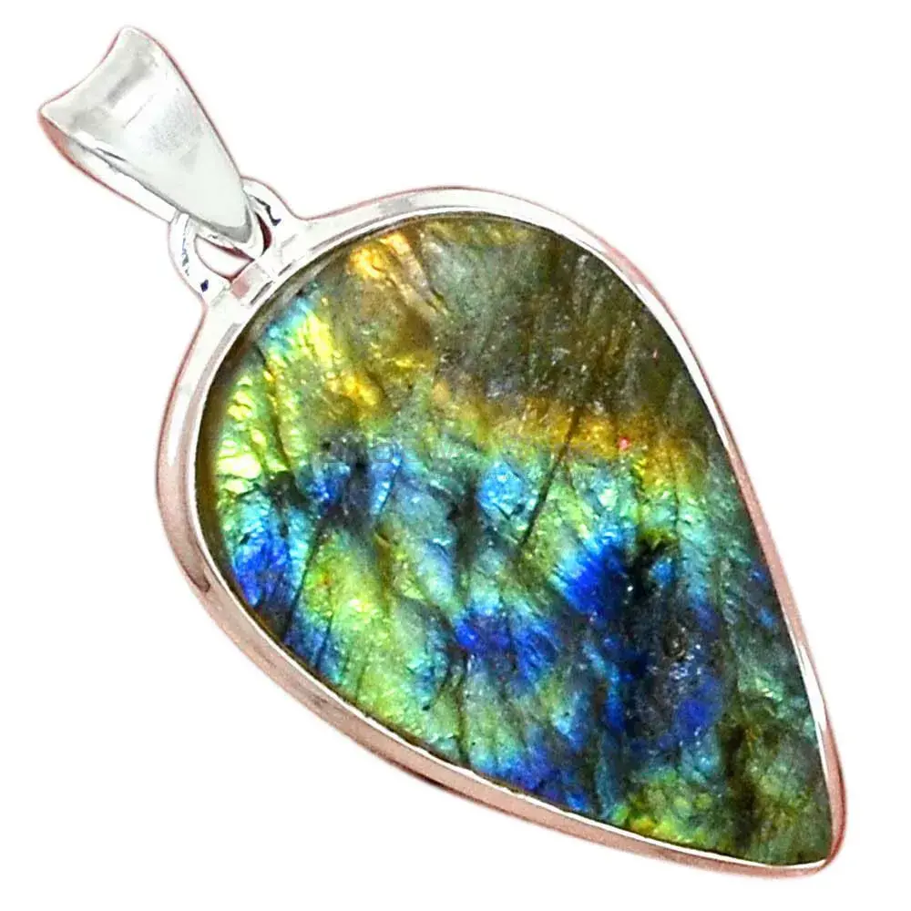 Labradorite Gemstone Handmade Pendants In Solid Sterling Silver Jewelry 925SP125_14