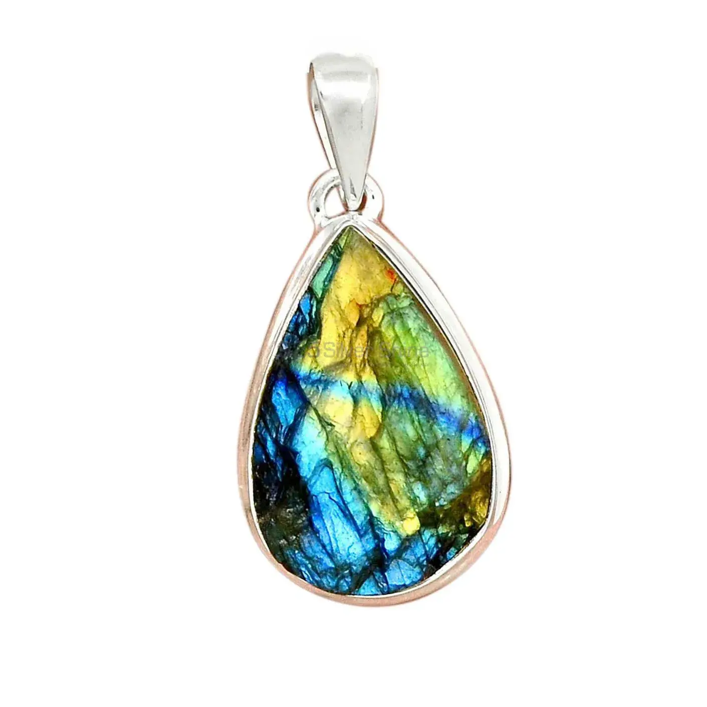 Labradorite Gemstone Handmade Pendants In Solid Sterling Silver Jewelry 925SP125_5