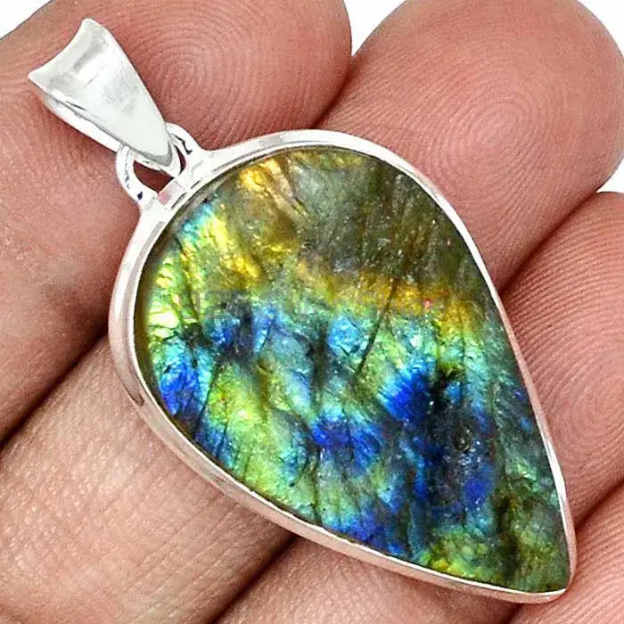 Labradorite Gemstone Handmade Pendants In Solid Sterling Silver Jewelry 925SP125_6