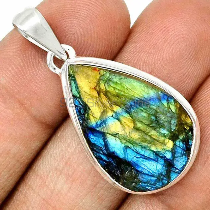 Labradorite Gemstone Handmade Pendants In Solid Sterling Silver Jewelry 925SP125_9