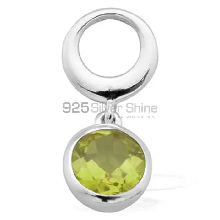 Peridot Gemstone Pendants In Fine Sterling Silver Jewelry 925SP1603_0