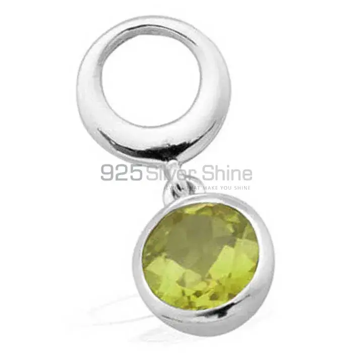 Peridot Gemstone Pendants In Fine Sterling Silver Jewelry 925SP1603_1