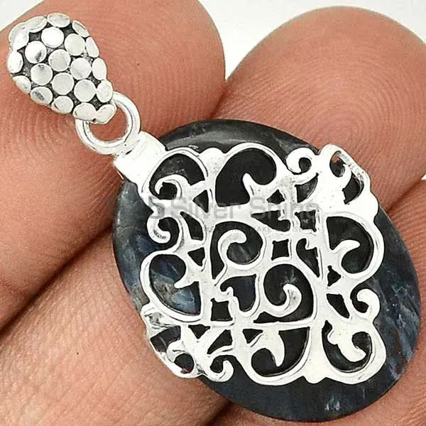 Pietersite Gemstone Handmade Pendants In Solid Sterling Silver Jewelry 925SP53-2_1