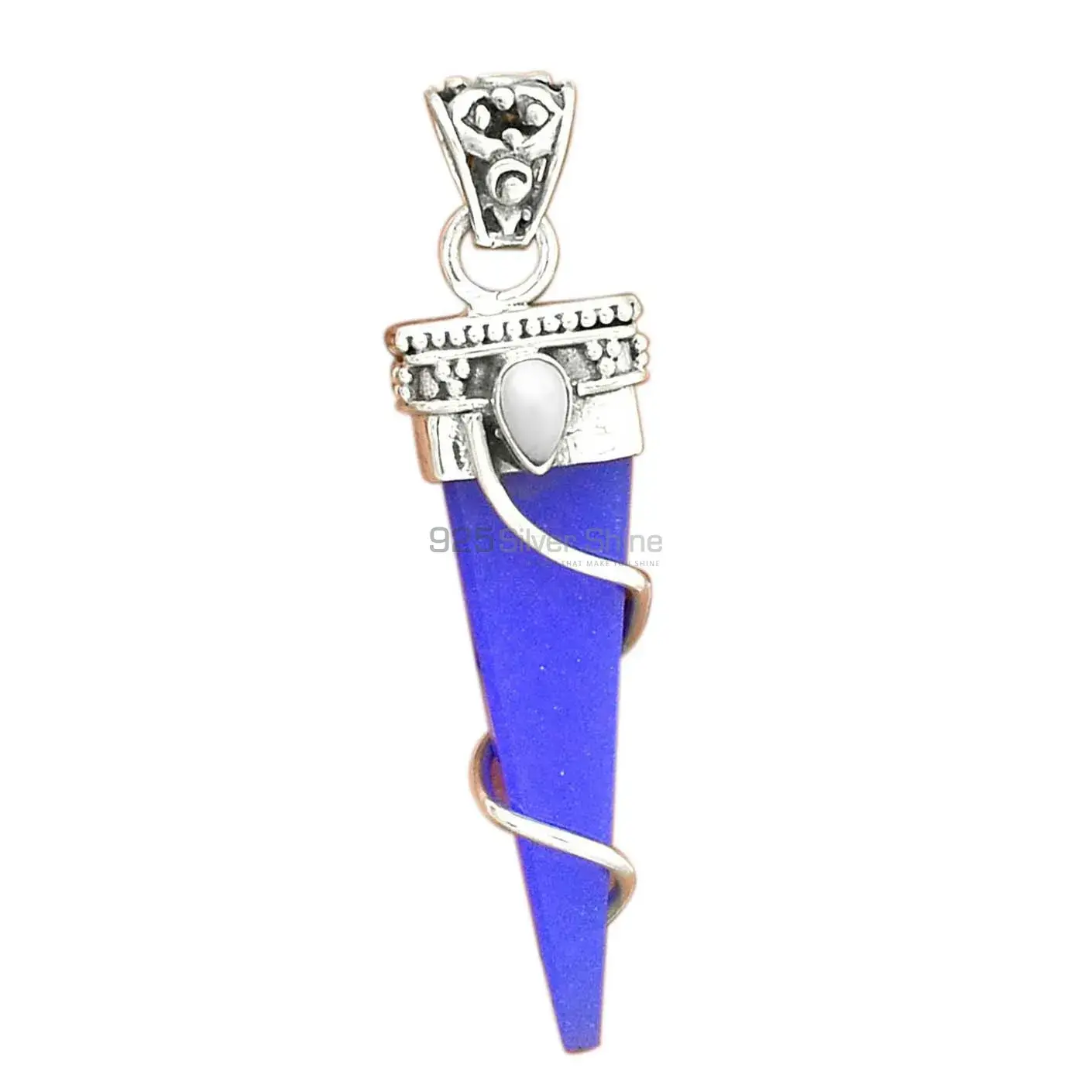 925 Fine Silver Pendants In Multi Gemstone Jewelry 925SP35-3_2