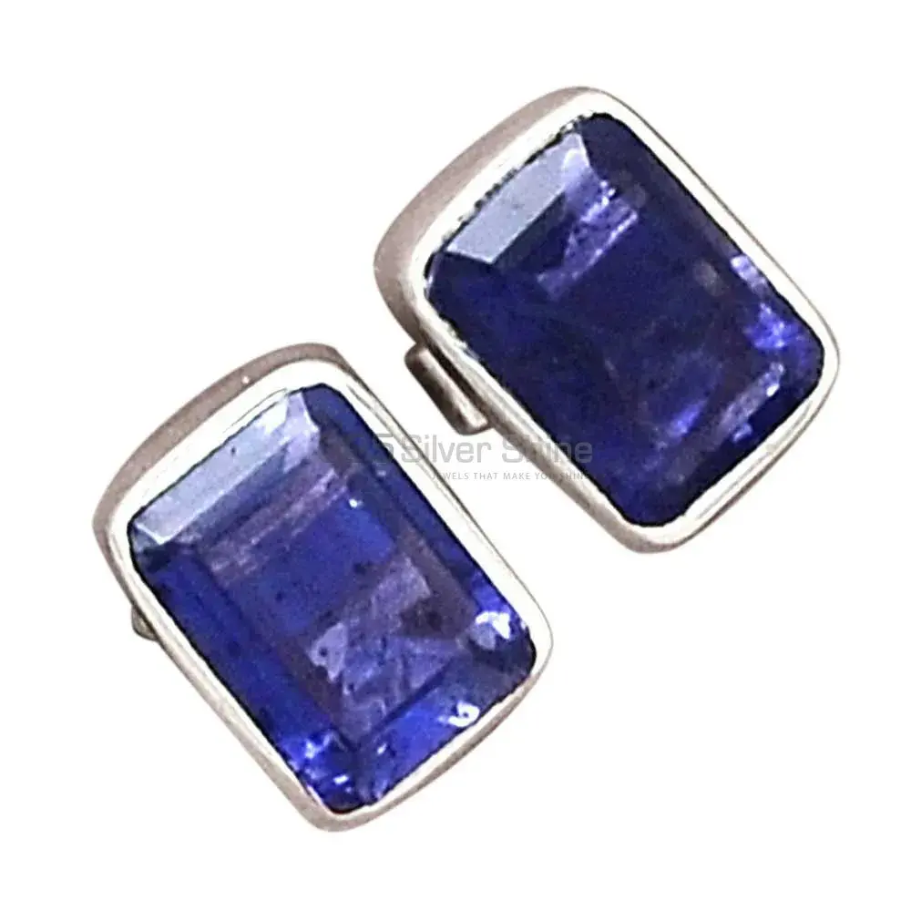 925 Sterling Silver Earrings In Iolite Gemstone Jewelry 925SE2217_3