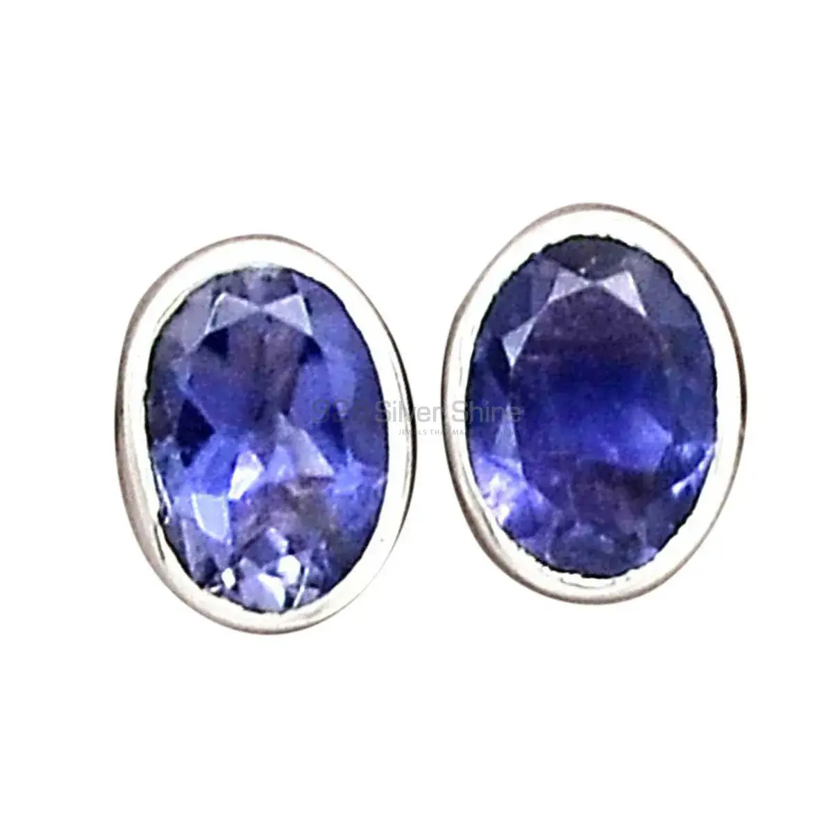 925 Sterling Silver Earrings In Iolite Gemstone Jewelry 925SE2217_6