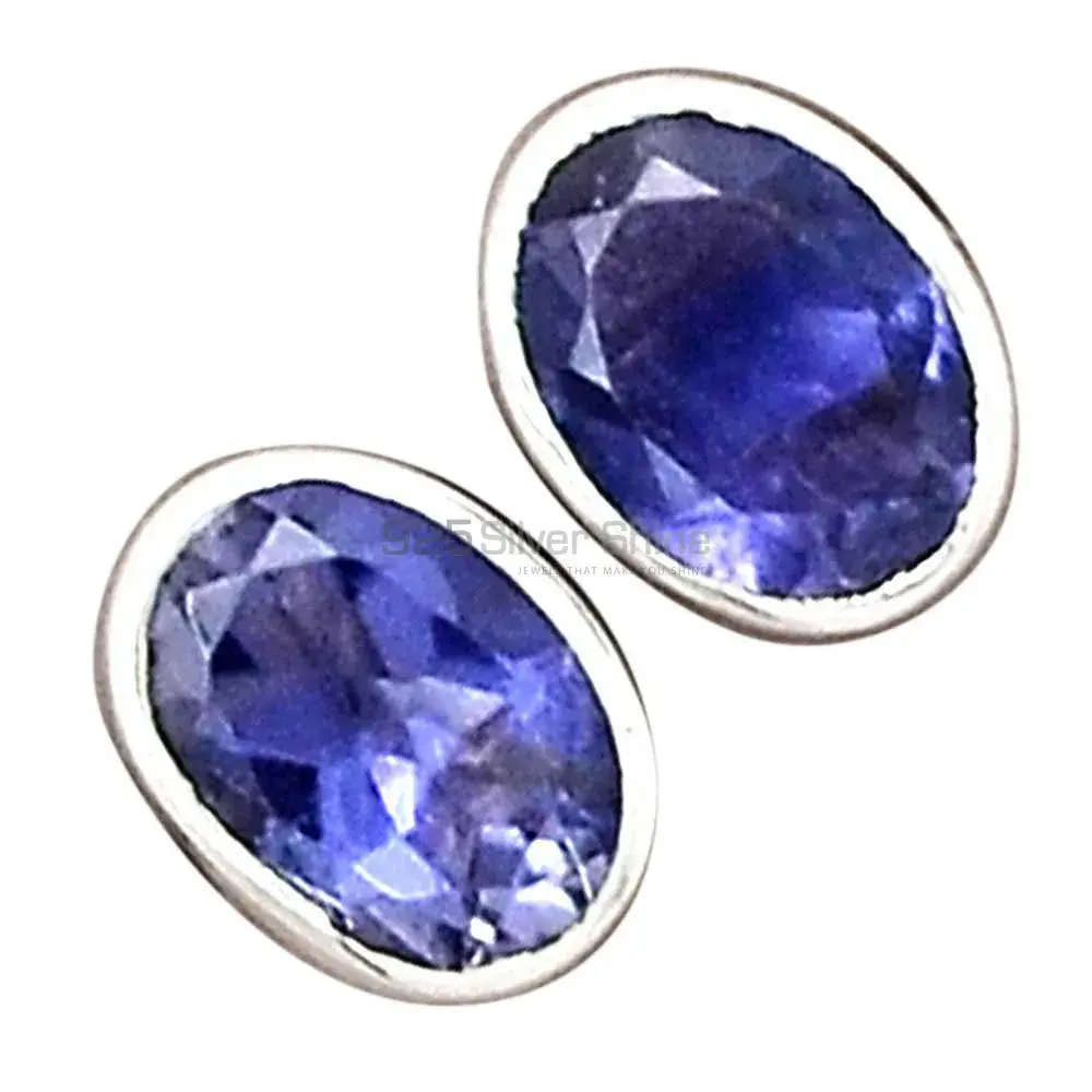 925 Sterling Silver Earrings In Iolite Gemstone Jewelry 925SE2217_7