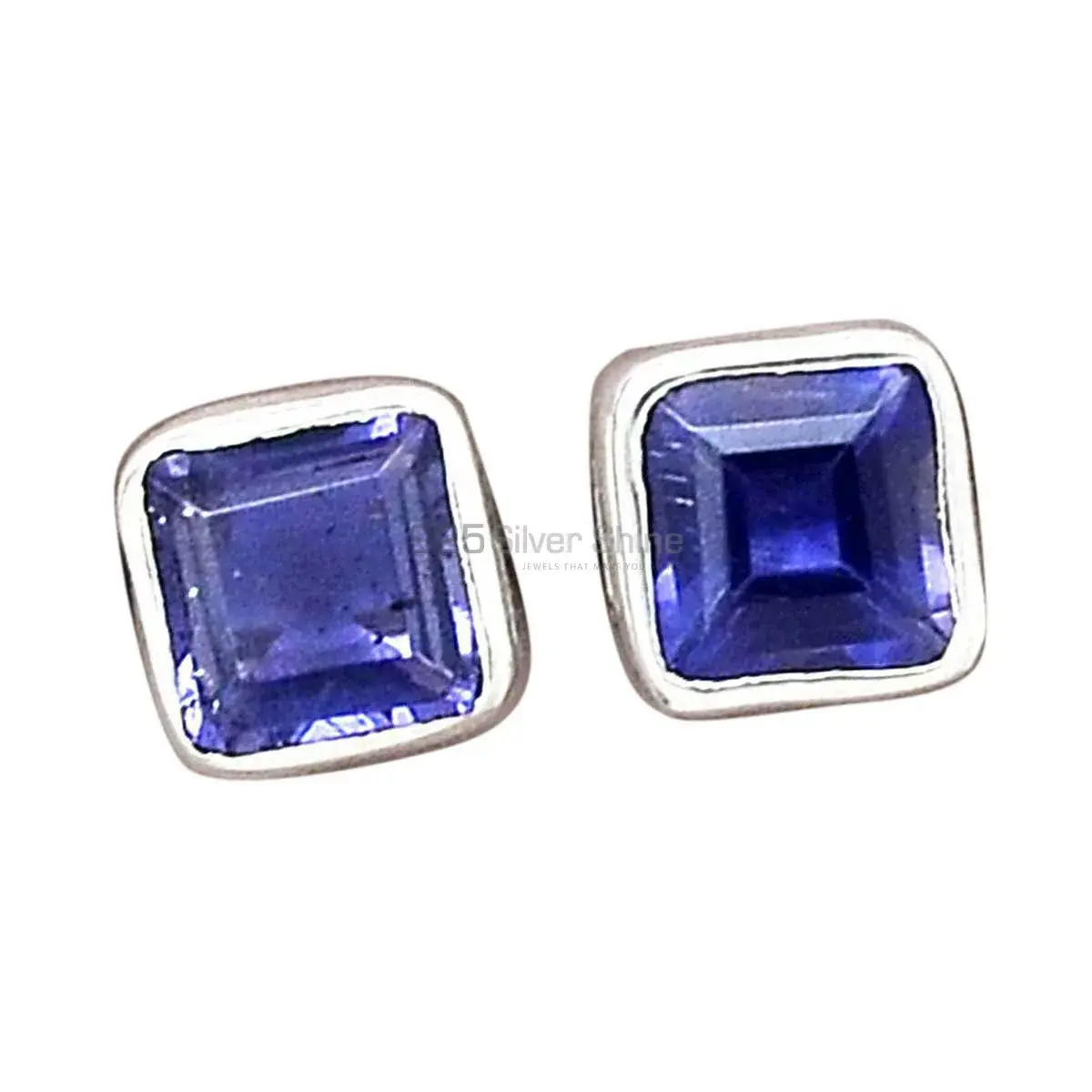 925 Sterling Silver Earrings In Iolite Gemstone Jewelry 925SE2217_8
