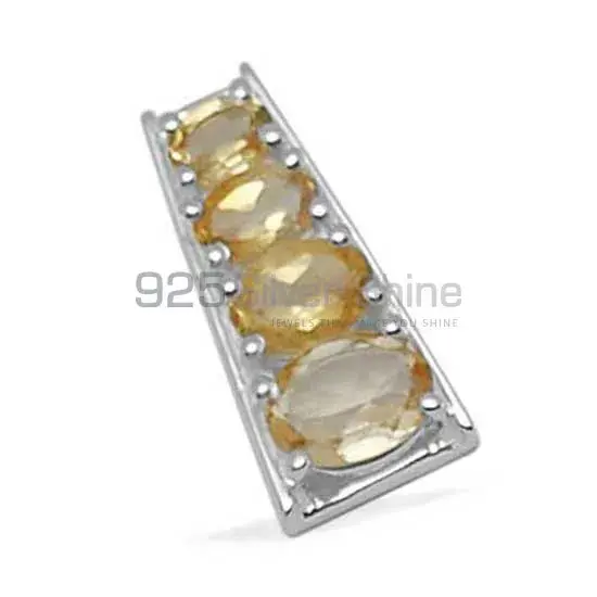 925 Sterling Silver Handmade Pendants In Citrine Gemstone Jewelry 925SP1426_2