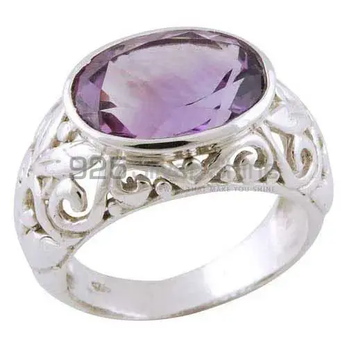 Sterling Silver Amethyst Gemstone Rings 925SR3395_0