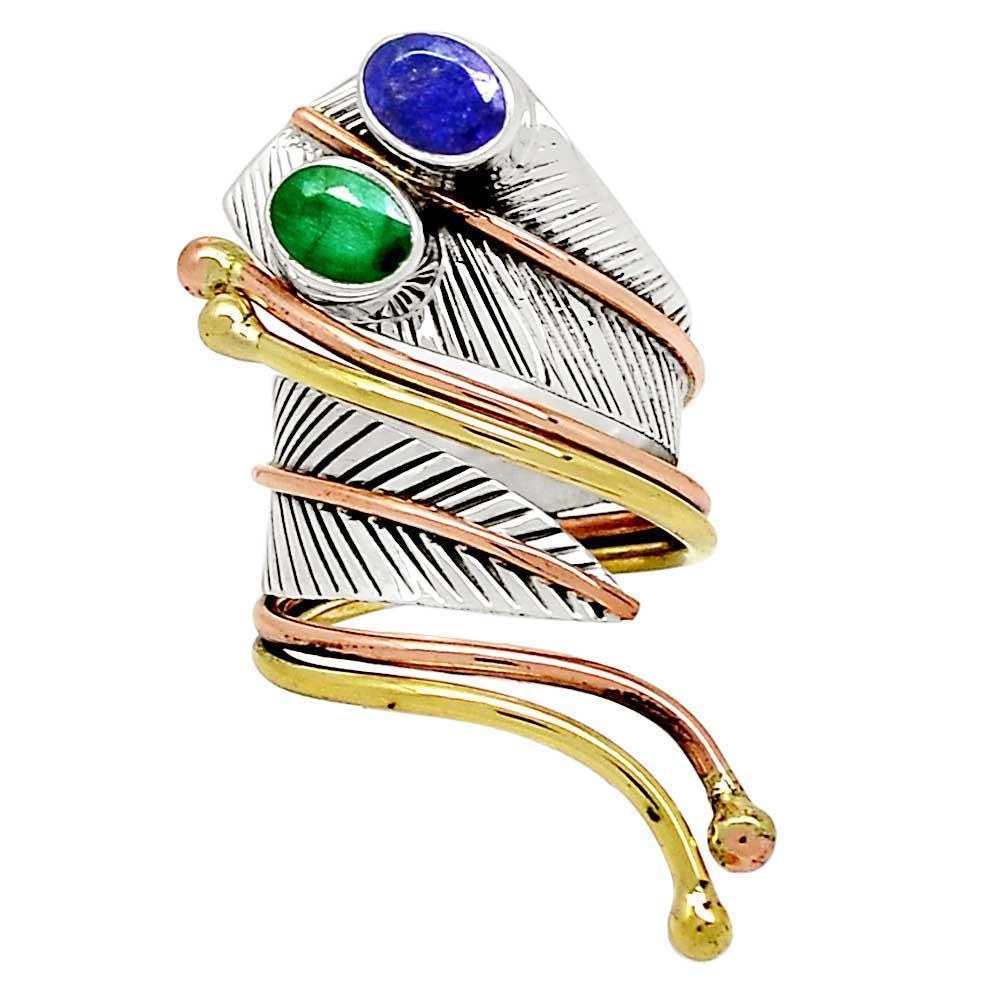 925 Sterling Silver Handmade Rings In Multi Gemstone Jewelry 925SR1041_0