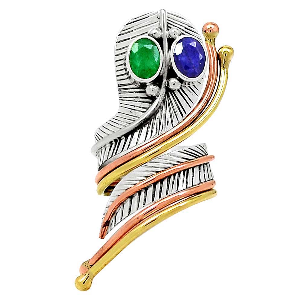 925 Sterling Silver Handmade Rings In Multi Gemstone Jewelry 925SR1041_2