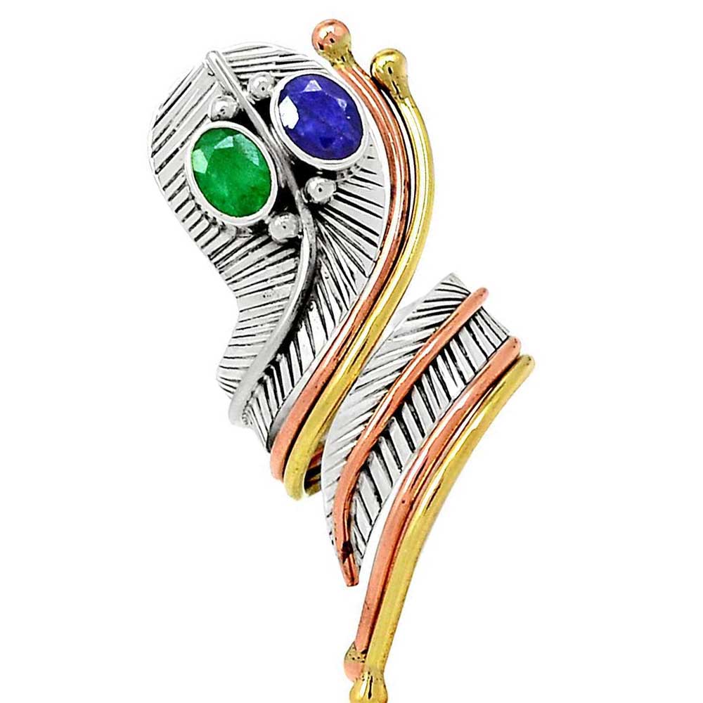925 Sterling Silver Handmade Rings In Multi Gemstone Jewelry 925SR1041_3