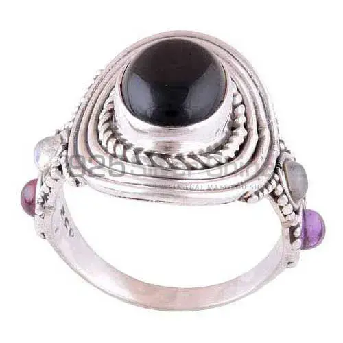 925 Sterling Silver Handmade Rings In Multi Gemstone Jewelry 925SR2985_1