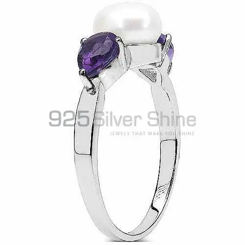 925 Sterling Silver Handmade Rings In Multi Gemstone Jewelry 925SR3064_1