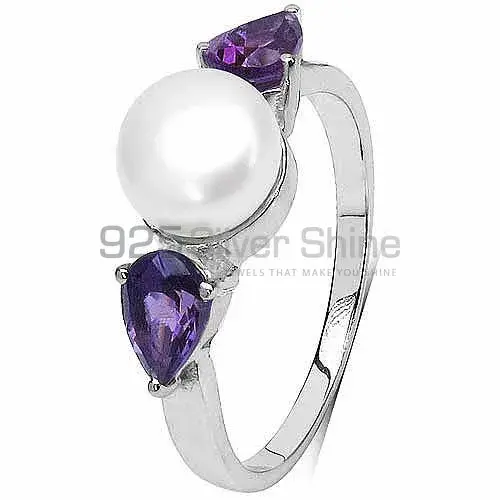 925 Sterling Silver Handmade Rings In Multi Gemstone Jewelry 925SR3064_2