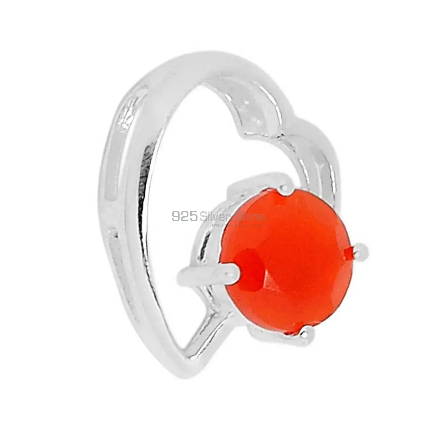 Carnelian Gemstone Handmade Pendants In Solid Sterling Silver Jewelry 925SSP310-4_0