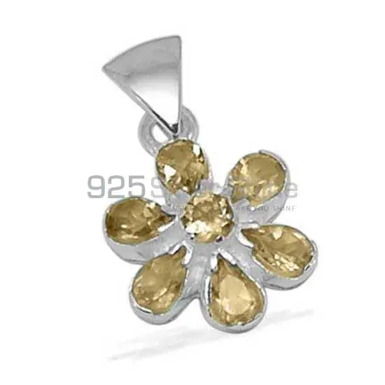 Citrine Gemstone Handmade Pendants In 925 Sterling Silver Jewelry 925SP1401_0
