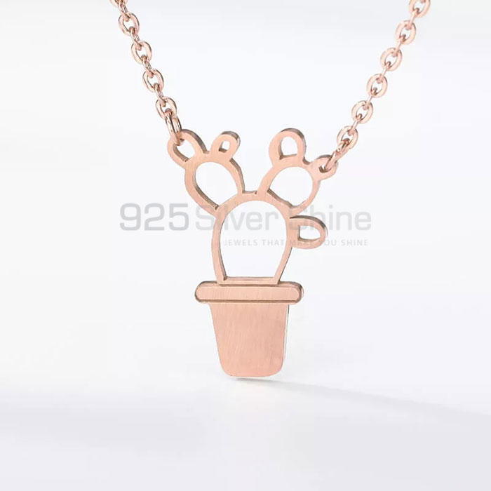 Flower Design Minimalist Necklace Jewelry FWMN216_0
