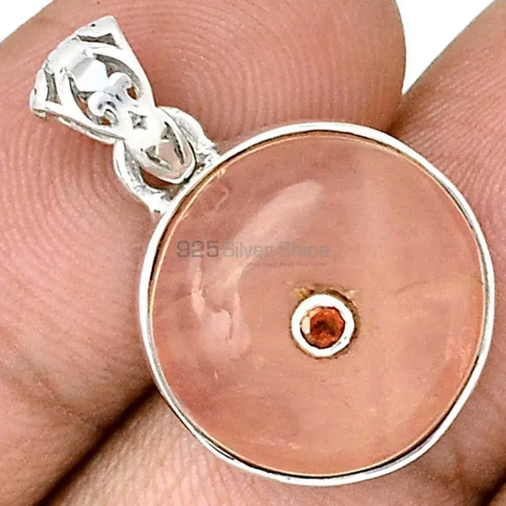 Multi Gemstone Pendants In 925 Fine Silver Jewelry 925SP70-2_1