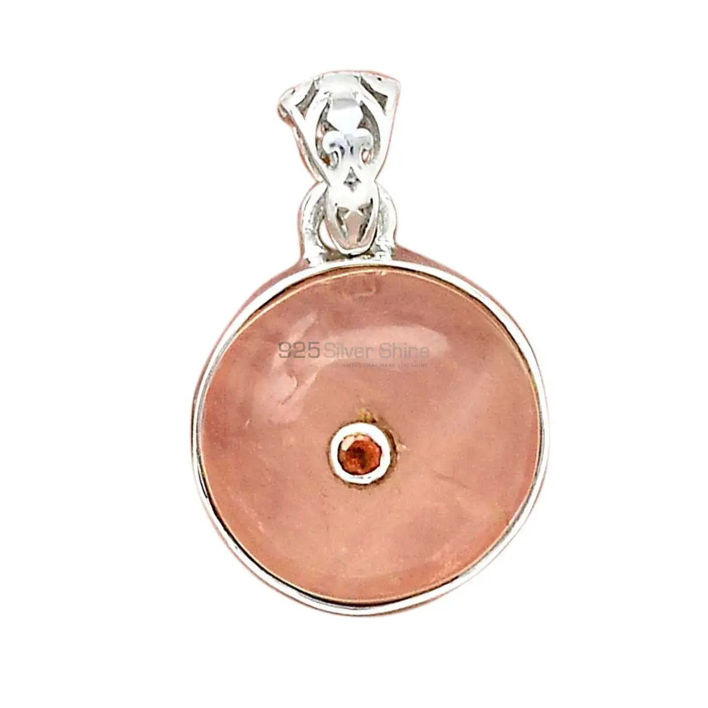 Multi Gemstone Pendants In 925 Fine Silver Jewelry 925SP70-2_2