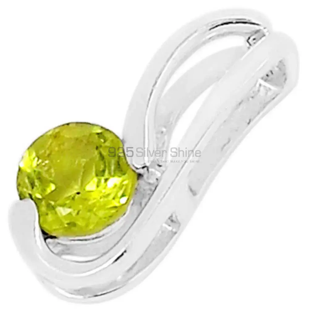 Peridot Gemstone Pendants In 925 Fine Silver Jewelry 925SSP332-4_0