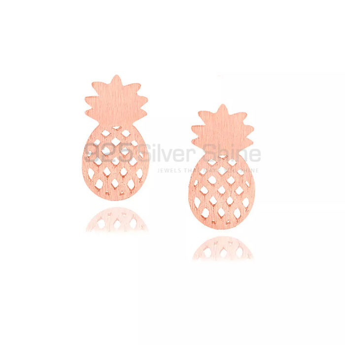 Pineapple Fruit Minimalist 925 Silver Earring FRME263_1