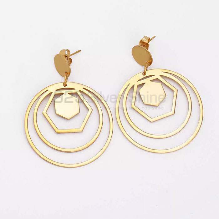 Geometric Minimalist Stud Earring In 925 Silver GMME284_0