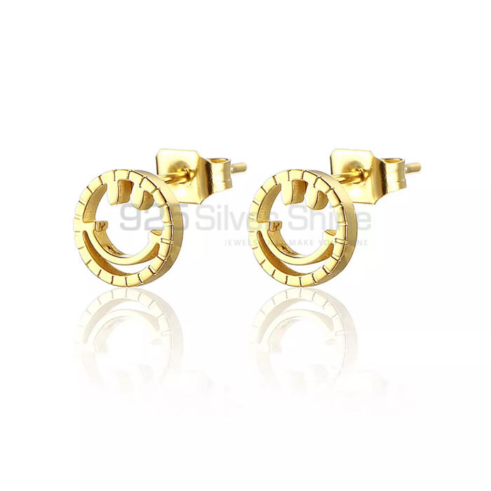 Silver Emoji Earring In 925 Sterling Silver SMME429_0