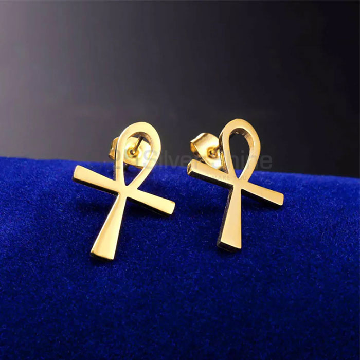 Sterling Silver Cross Earrings For Any Association CRME60_3
